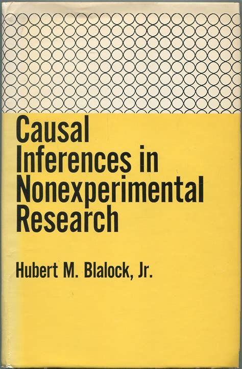 causal inferences in nonexperimental research Kindle Editon