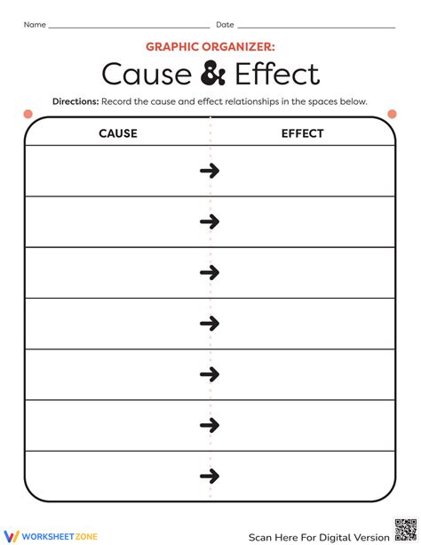 cause and effect 5th grade printable Kindle Editon