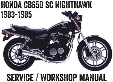 cb650sc repair manual pdf Epub