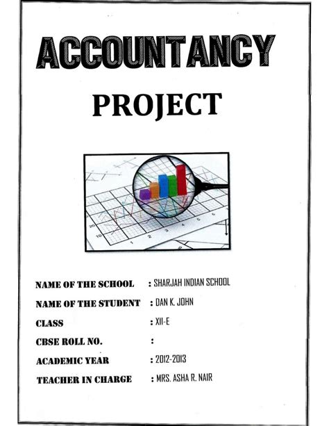 cbse class 12 accountancy project sample PDF