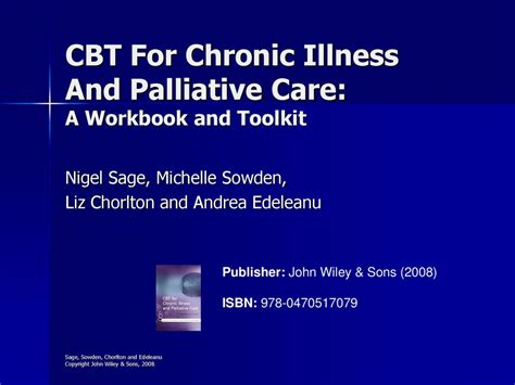 cbt for chronic illness and palliative care a workbook and toolkit PDF