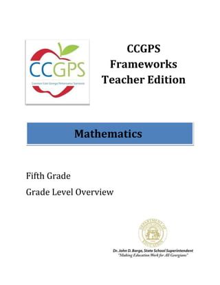 ccgps 5th grade math livebinder PDF