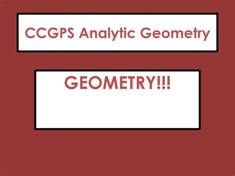 ccgps analytic geometry eoct PDF