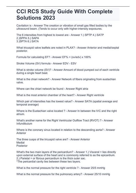 cci rcs study guide Kindle Editon