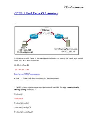 ccna 1 chapter 4 v40 answers Epub