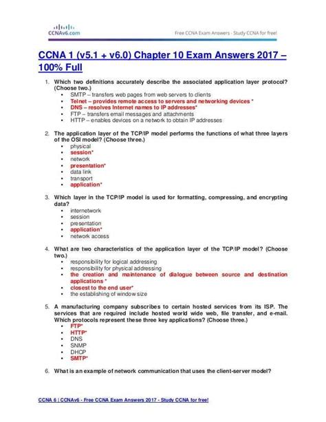 ccna chapter 1 exam answers PDF