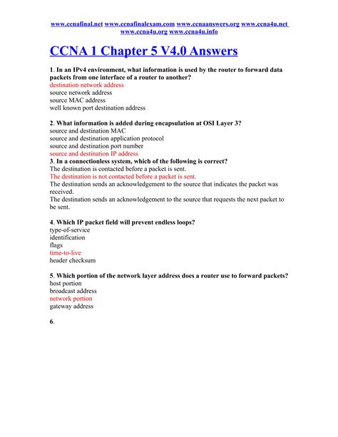 ccna discovery 1 chapter 5 answers Epub