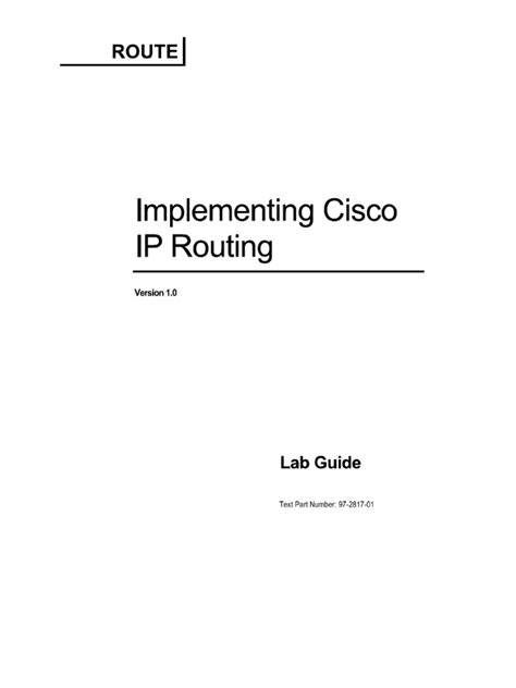 ccnp route 642 902 lab guide pdf PDF