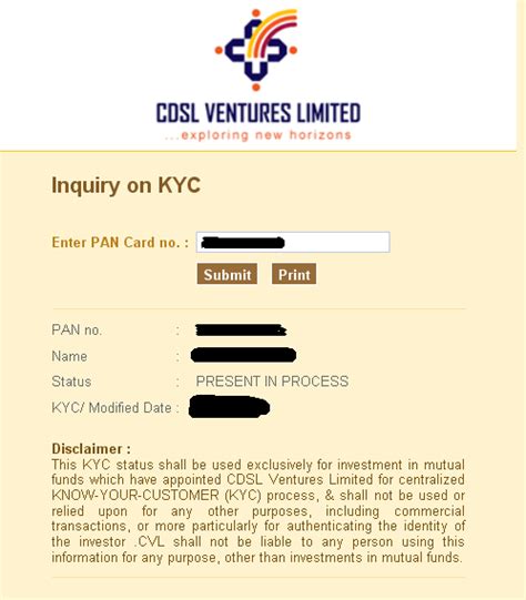 cdsl ventures kyc status