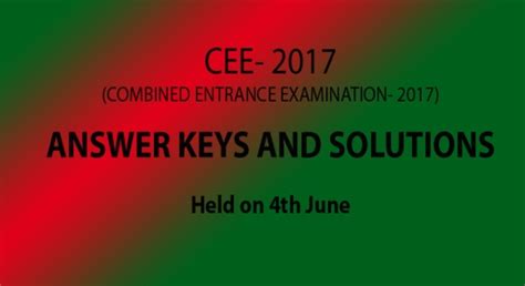 cee answer key 2014 by concept PDF