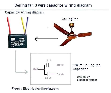 ceiling fan internal wiring diagram PDF