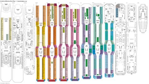 celebrity cruise reflection deck plan