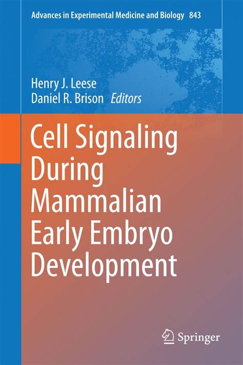 cell signaling during mammalian early Kindle Editon