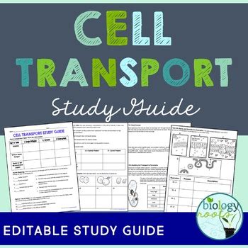 cells and cell transport study guide Kindle Editon