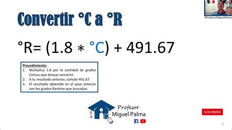 celsius to rankine conversion