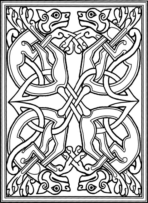 celtic design coloring book dover design coloring books Reader