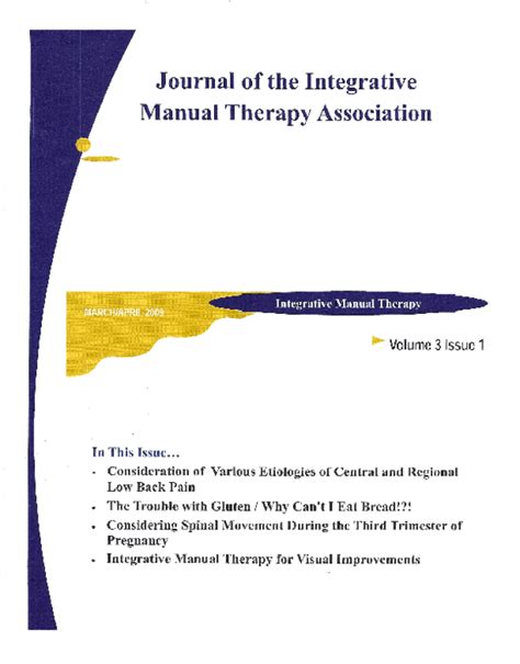 center of integrative manual therapy diagnostics pdf PDF