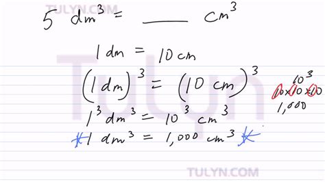 centimeter cube to decimeter cube