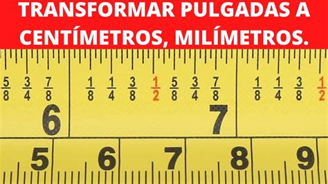 centimetro a pulgada