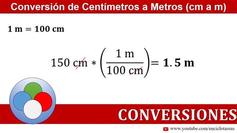 centimetros en metros