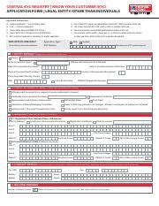 central kyc form non individual