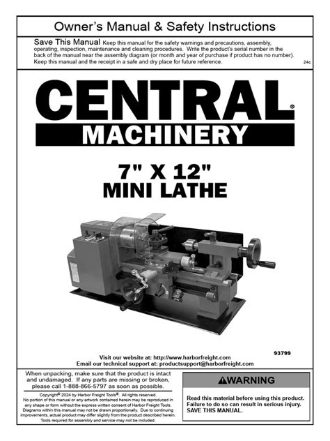 central-machinery-lathe-owners-manuals Ebook Kindle Editon