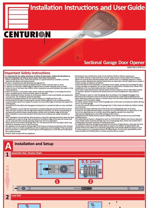 centurion avalance user manual Epub