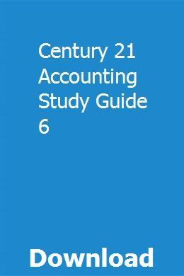 century 21 accounting study guide Epub
