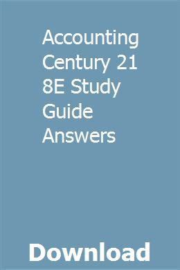 century21 accounting 8e study guide sheet Epub