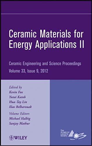 ceramic materials energy applications engineering ebook Epub