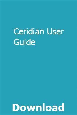 ceridian user guide pdf Reader