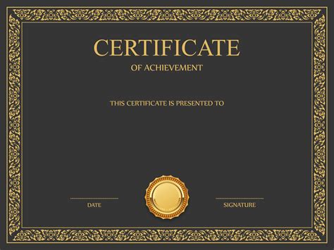 certificate PDF