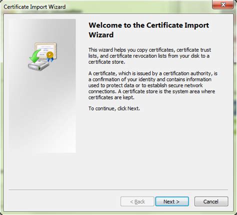 certificate errors windows 7 PDF