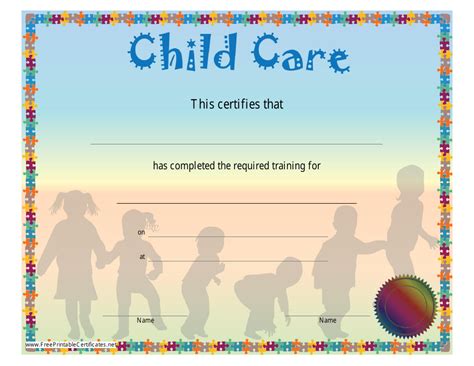 certificate in early childhood care & education