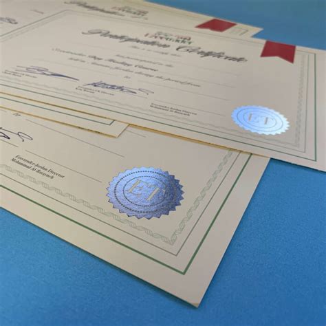 certificate printing singapore