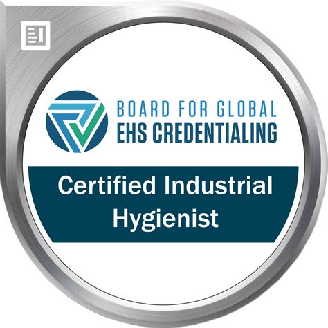 certified industrial hygienist certification