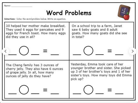 cgi math word problems 1st grade Reader