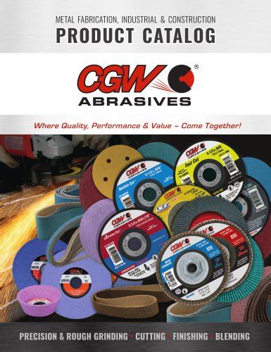 Cgw Abrasives Catalog