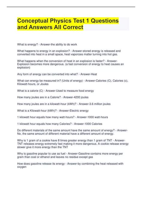 ch 24 conceptual physics test answers Kindle Editon