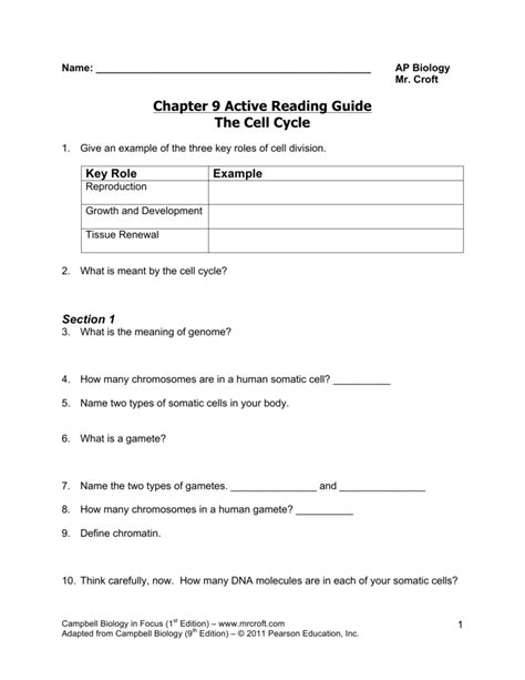 ch 9 ap bio guide answers Epub