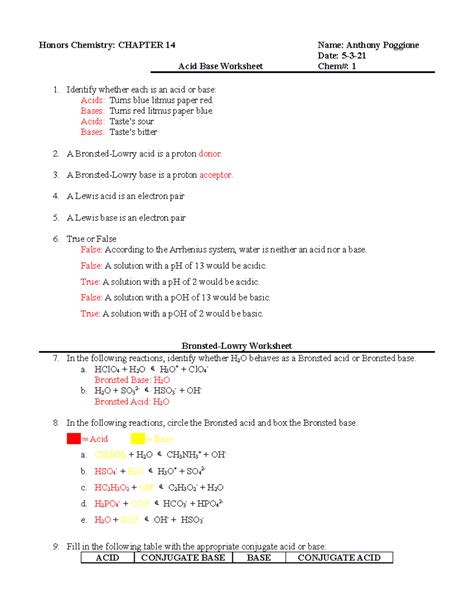ch14 holt chemistry test Doc