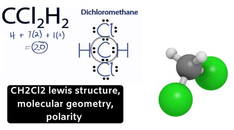 ch2cl2 valence electrons