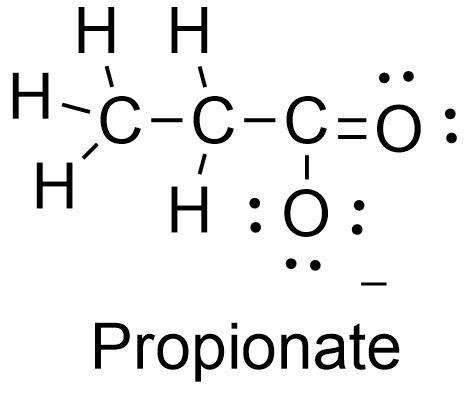 ch3ch2cooh lewis structure