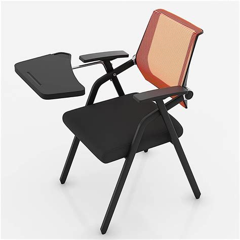 chairs with desk attached