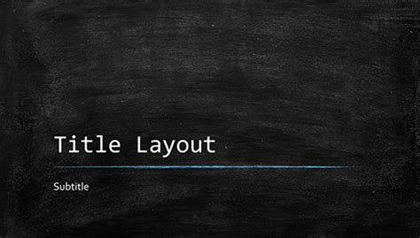 chalkboard powerpoint template for mac Reader