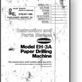 challenge eh3a paper drill manual PDF