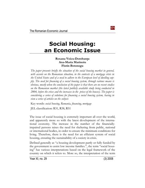 challenges of the housing economy challenges of the housing economy PDF