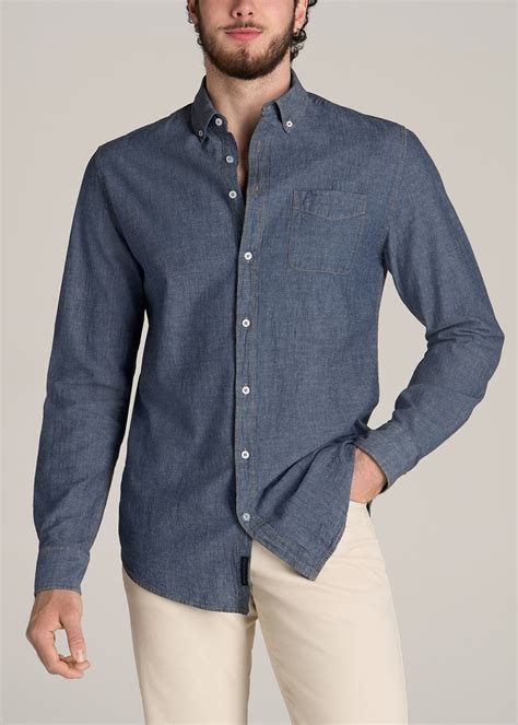 chambray shirt men