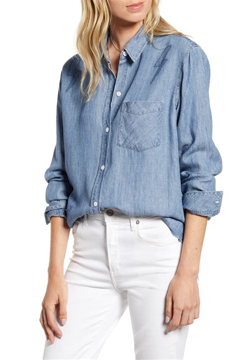 chambray shirt women's