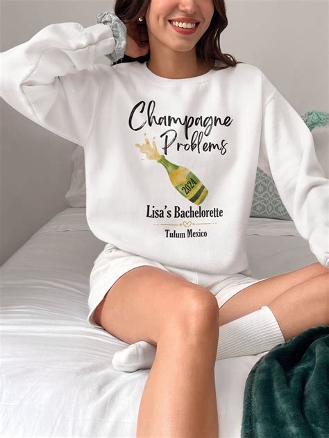 champagne problems sweatshirt